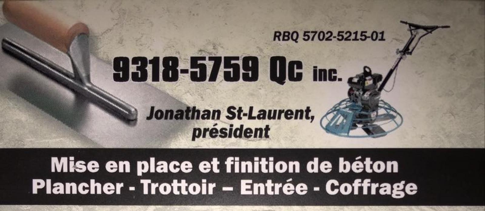 Finition et Réparation de Béton Jonathan St-Laurent Logo